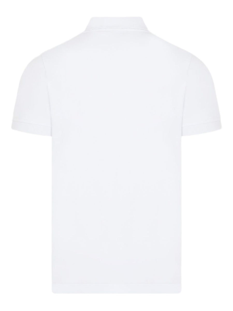 Stone Island Logo cotton polo shirt
