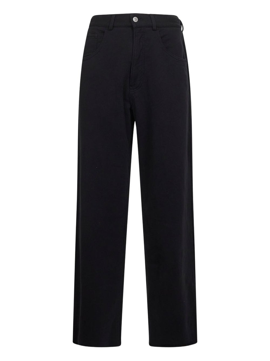 MM6 Maison Margiela Cotton Trousers for Women - Breathable 100% Cotton, Concealed Closure, Modern Tailoring