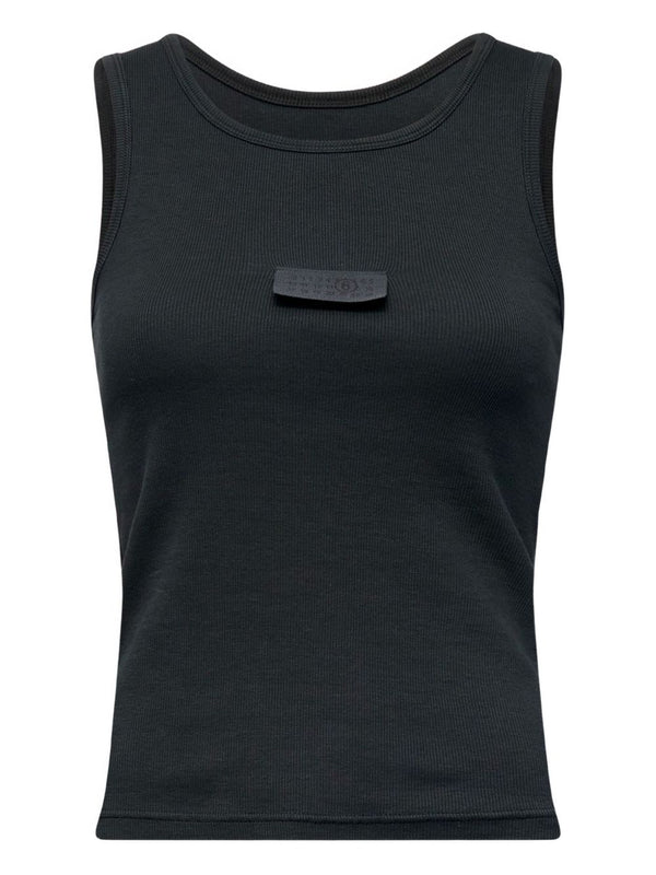 MM6 Maison Margiela Logo cotton tank top