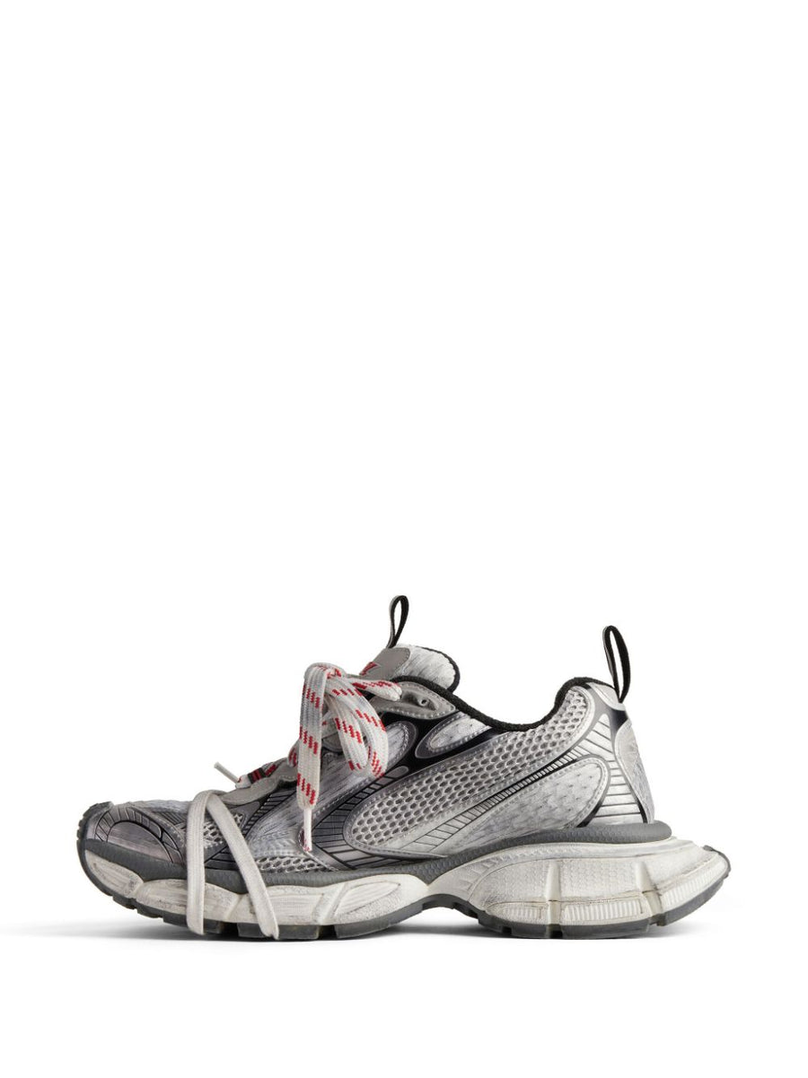 Balenciaga 3XL Sneakers Oversized Statement Grey With Reflective Mesh Panelling For Fashion-Forward Men