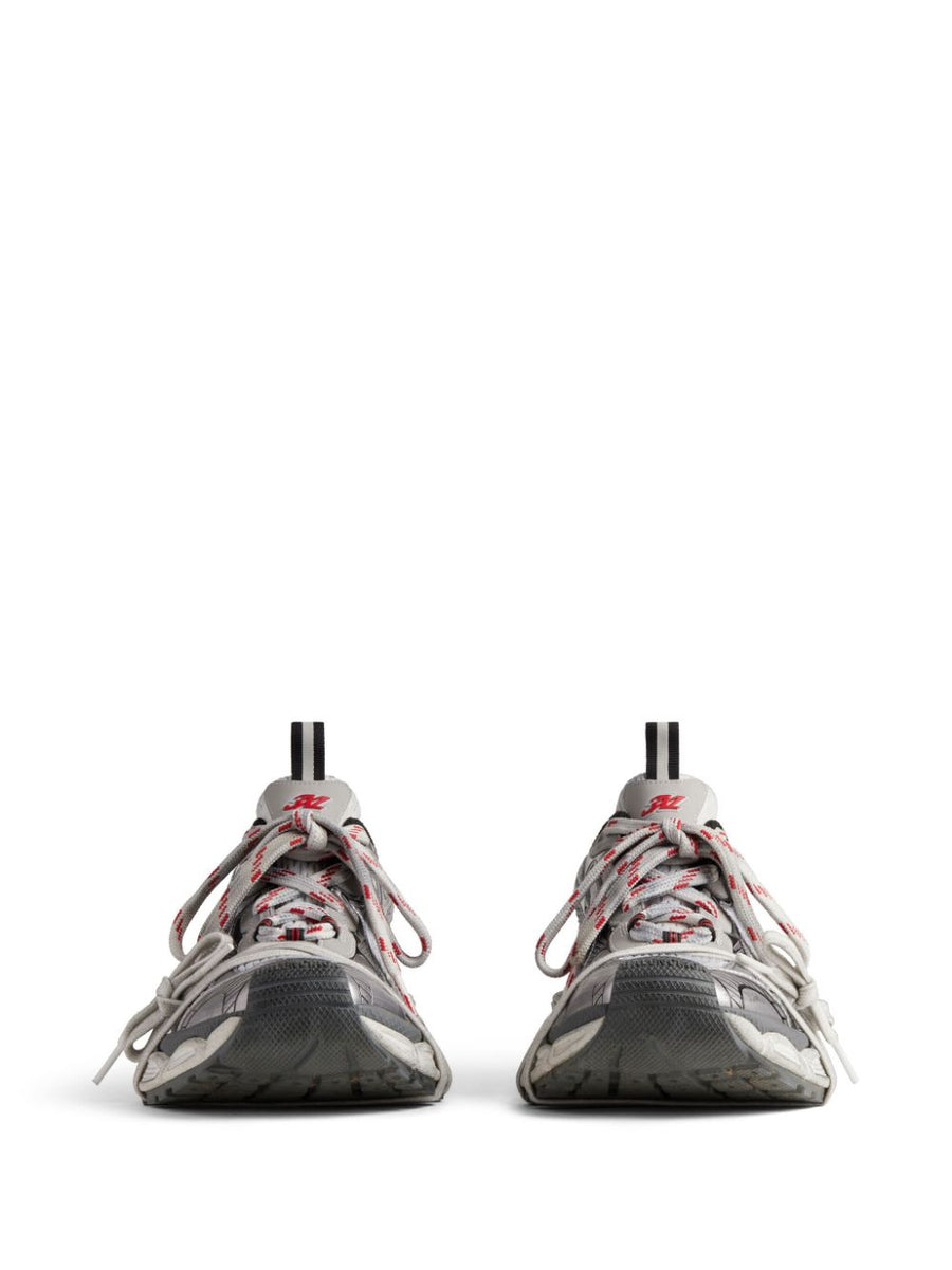 Balenciaga 3XL Sneakers Oversized Statement Grey With Reflective Mesh Panelling For Fashion-Forward Men