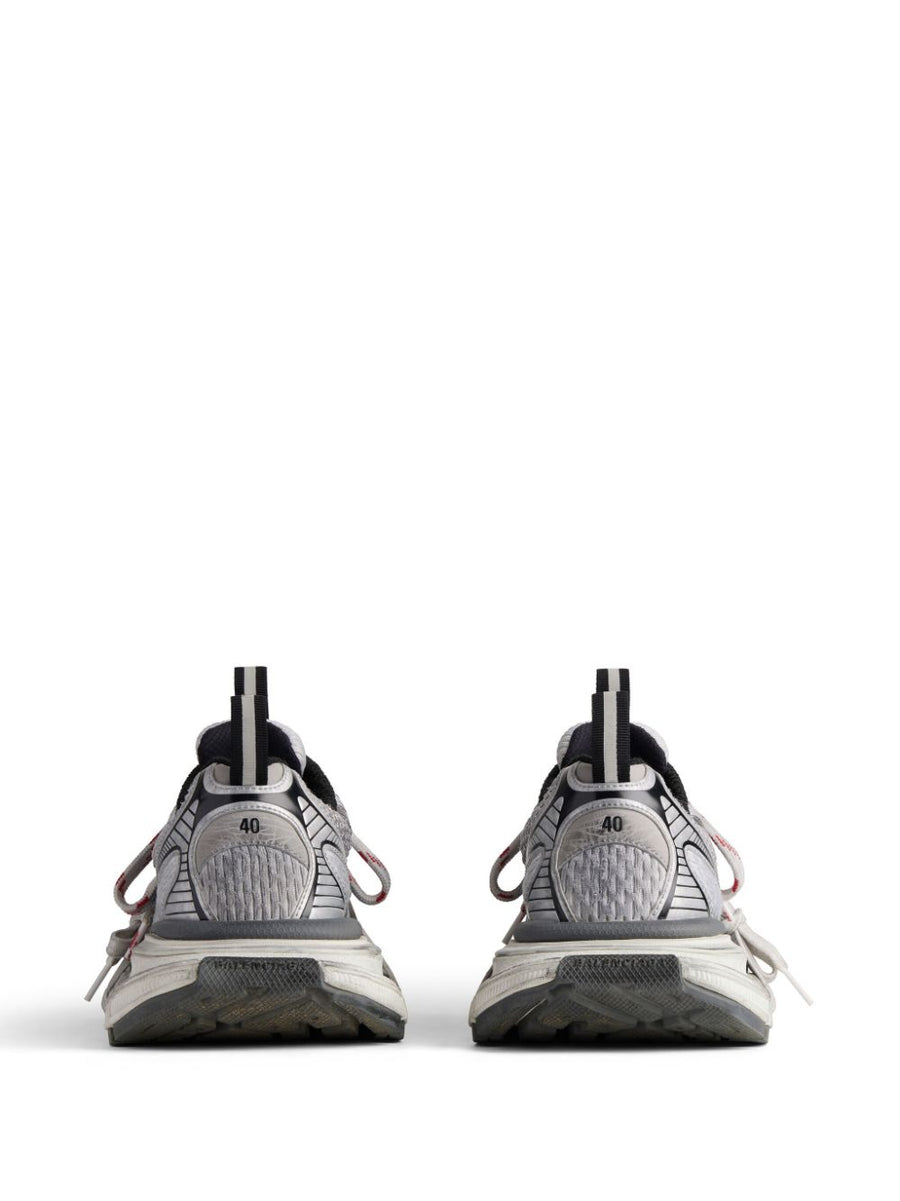Balenciaga 3XL Sneakers Oversized Statement Grey With Reflective Mesh Panelling For Fashion-Forward Men