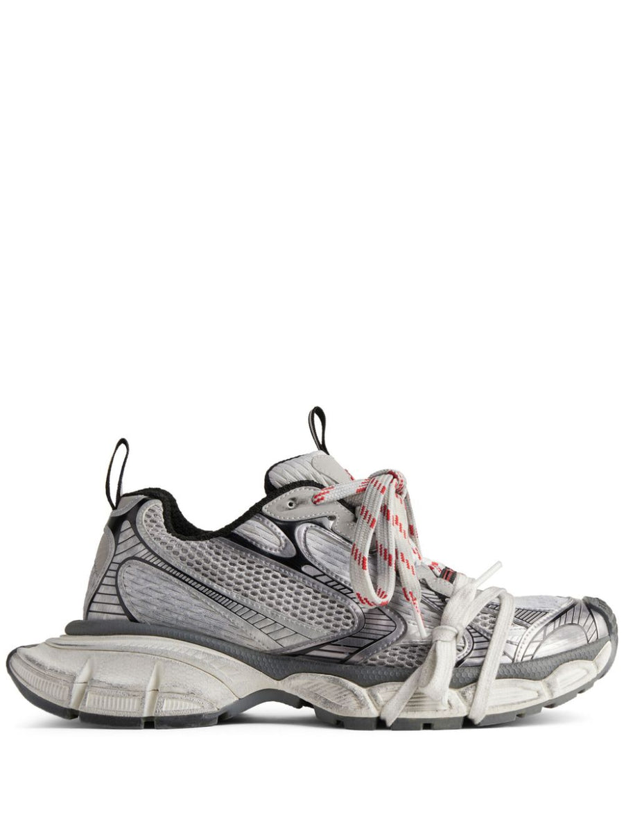 Balenciaga 3XL Sneakers Oversized Statement Grey With Reflective Mesh Panelling For Fashion-Forward Men