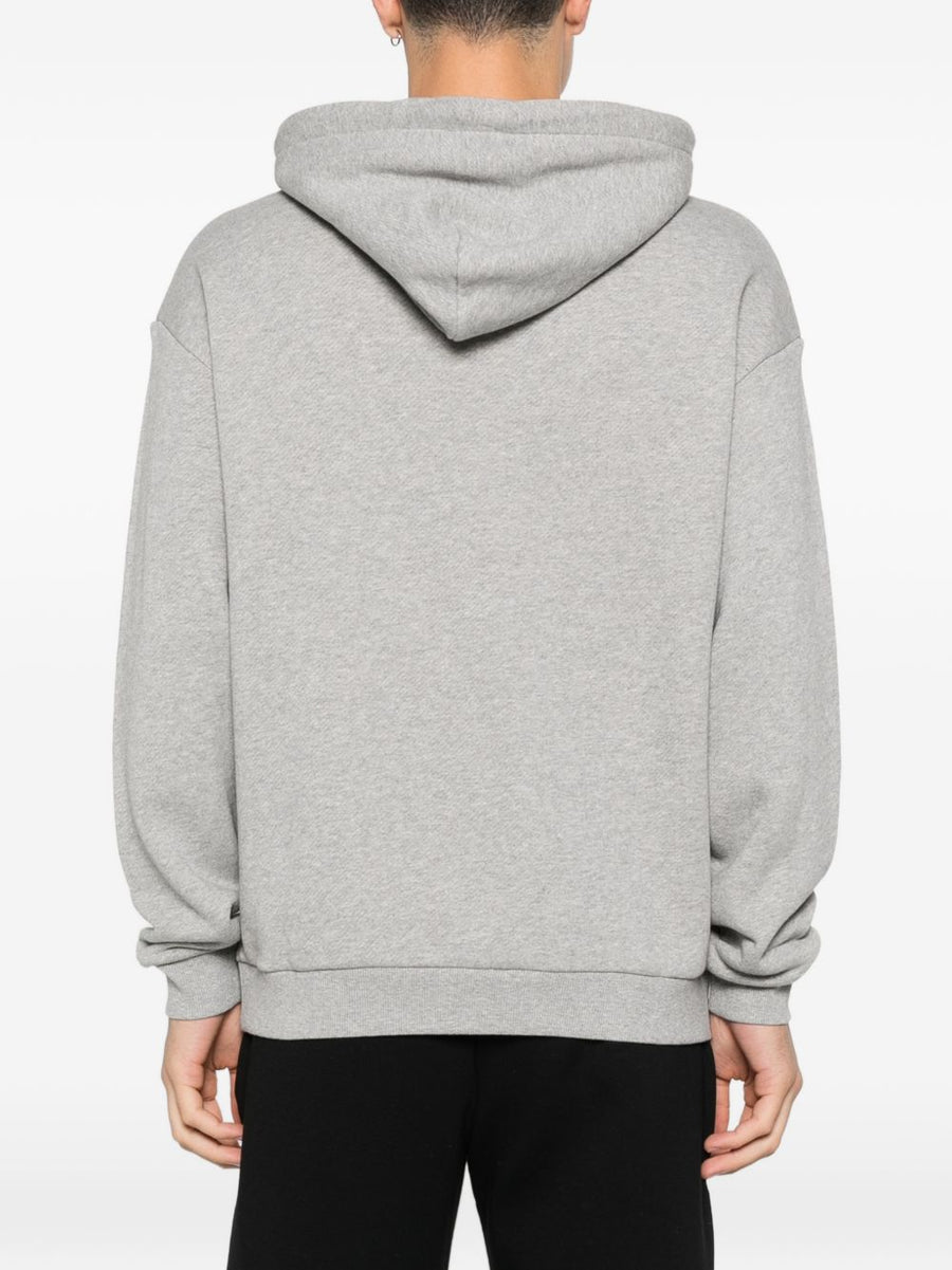 Emporio Armani Logo Cotton Hoodie For Men Premium 100 Percent Cotton Everyday Essential With Pouch Pocket
