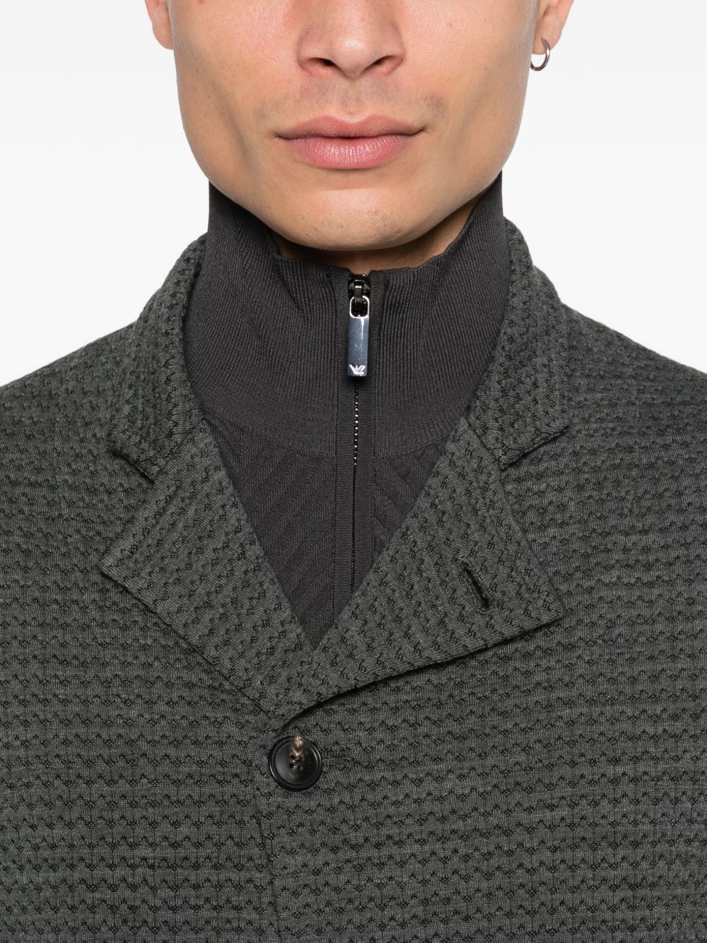 Emporio Armani Wool blend blazer jacket