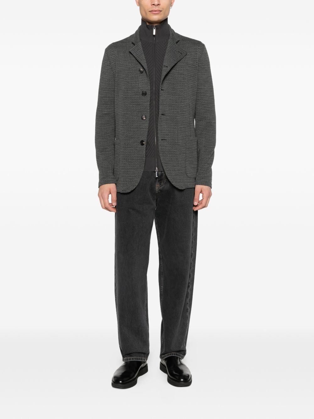Emporio Armani Wool blend blazer jacket