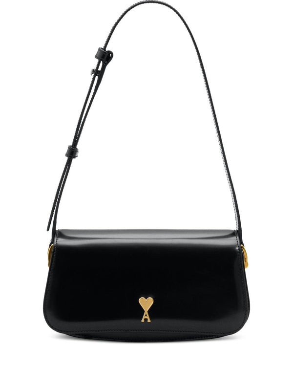 Ami Paris Paris Paris leather shoulder bag