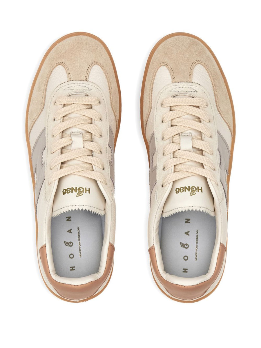 Hogan Cool Leather Sneakers For Women - White Calf Leather, Everyday Versatility And Style