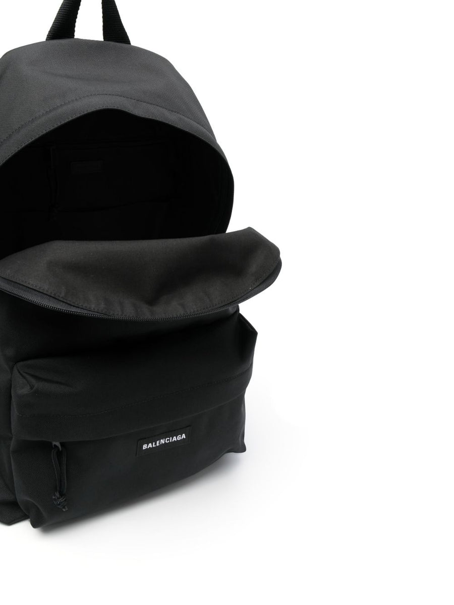 Balenciaga Explorer Backpack Recycled Nylon Luxury All Around Zip Front Pocket For Men Everyday