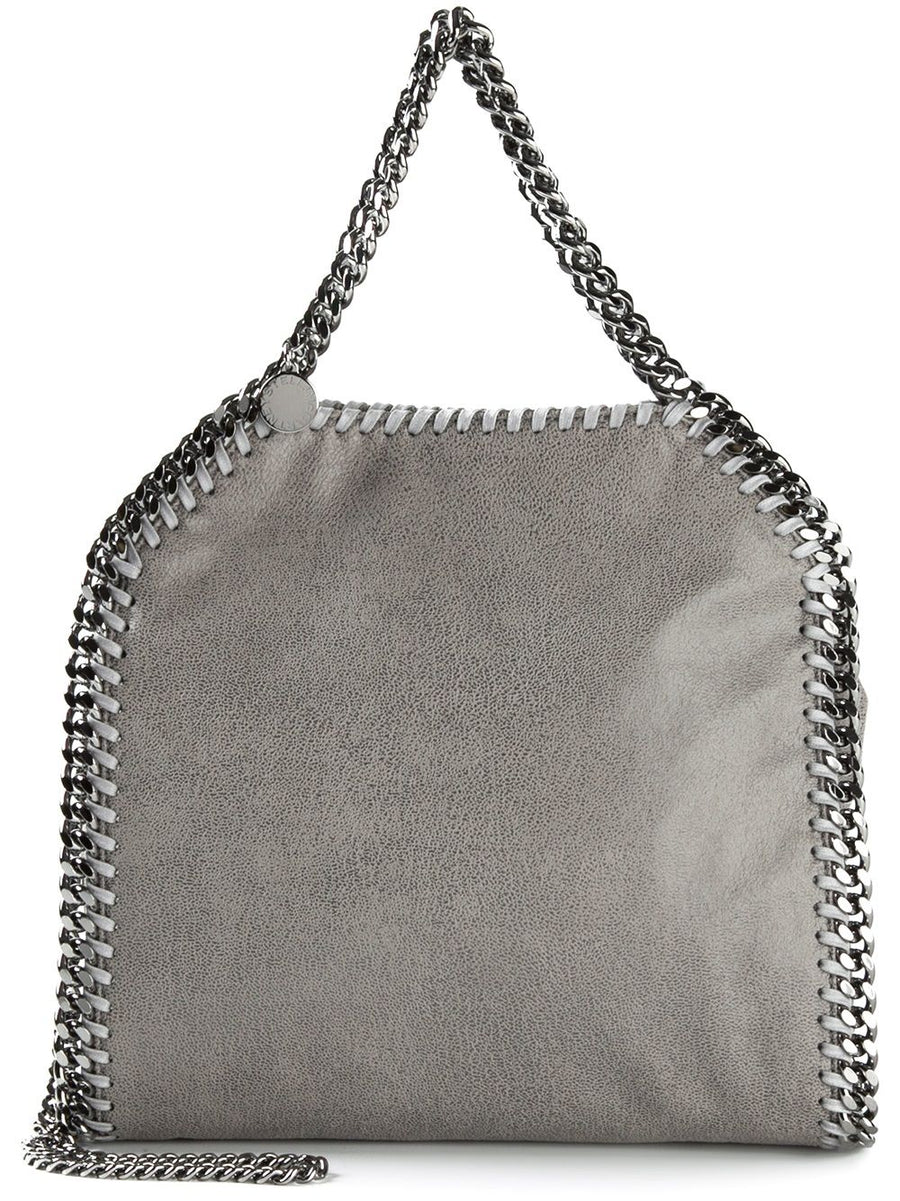 Stella McCartney Grey Mini Falabella Tote Bag Handbag Luxury