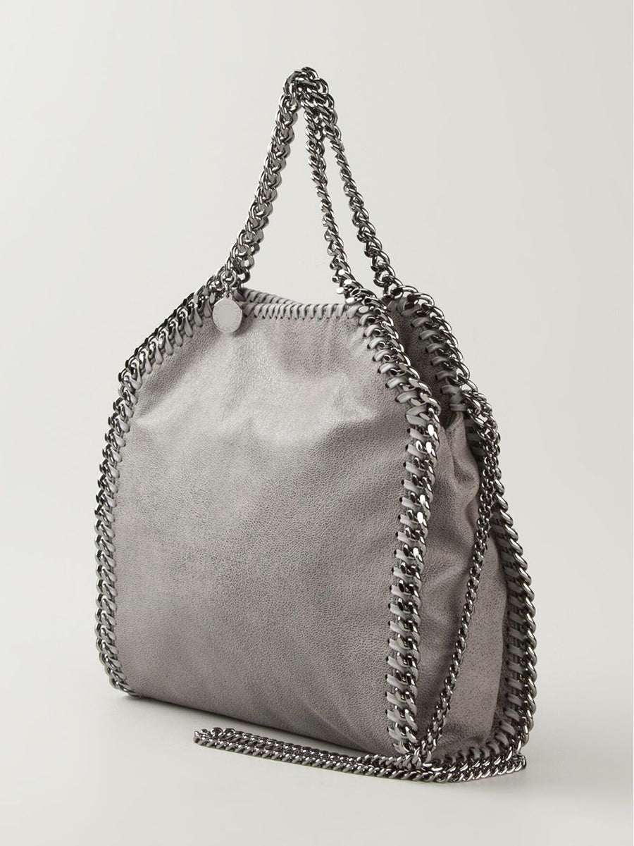 Stella McCartney Grey Mini Falabella Tote Bag Handbag Luxury