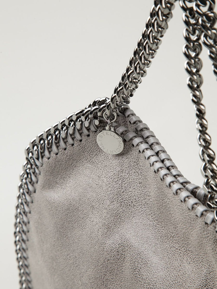 Stella McCartney Grey Mini Falabella Tote Bag Handbag Luxury