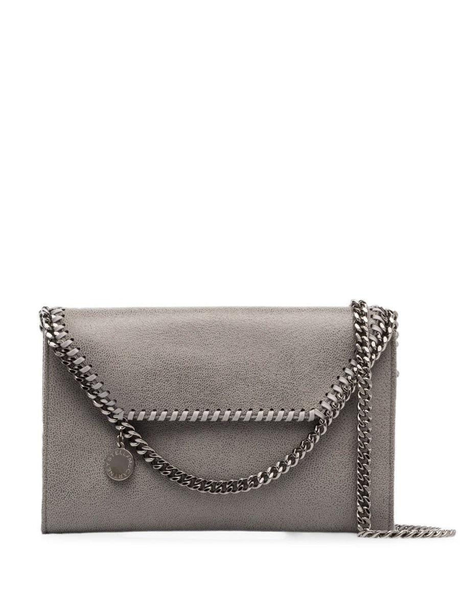 Stella McCartney Falabella Wallet On Chain Crossbody Bag Grey For Women Evening Elegance