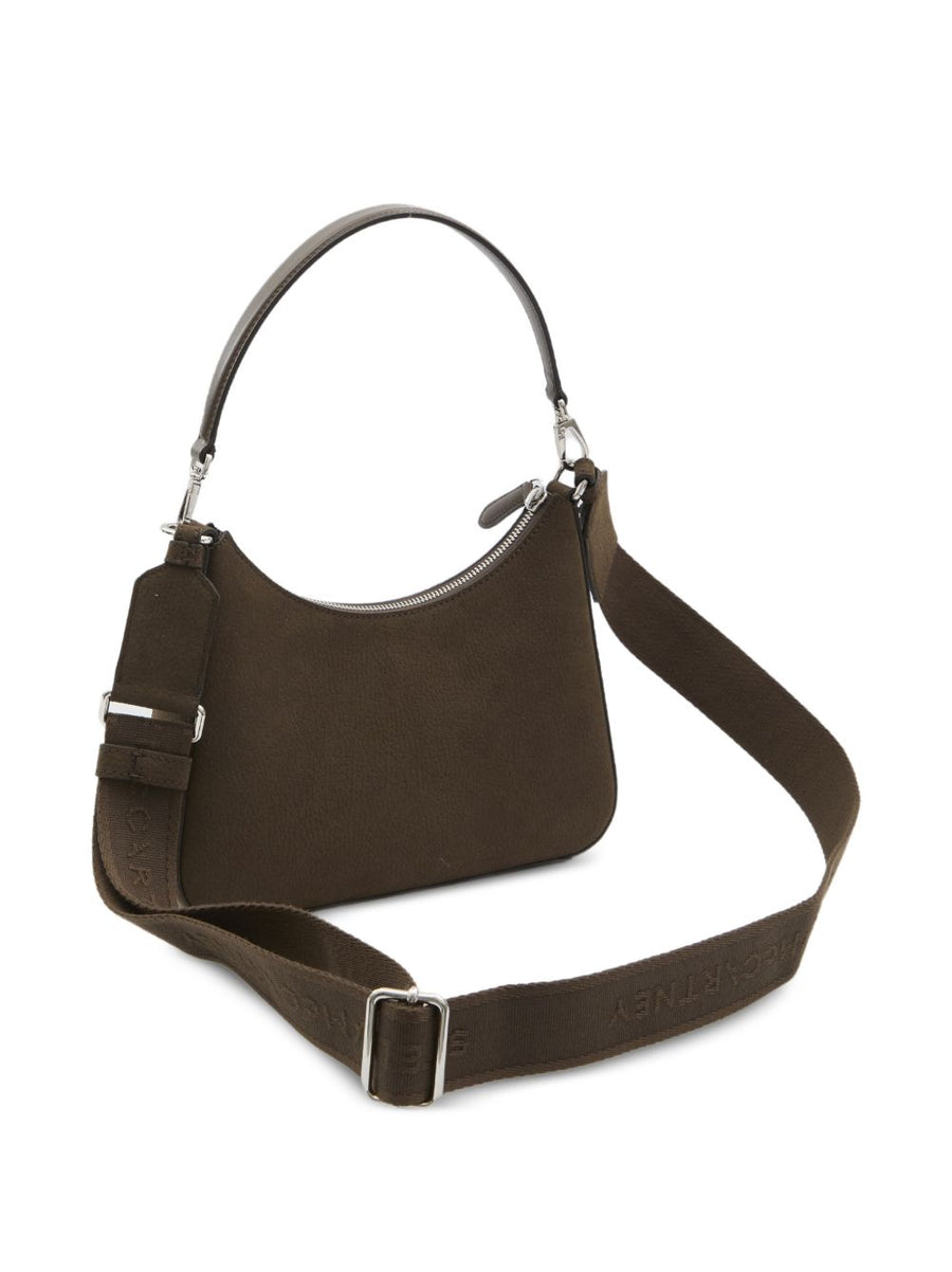 Stella McCartney Brown Logo Shoulder Bag With Removable Strap And Top Handle For Women