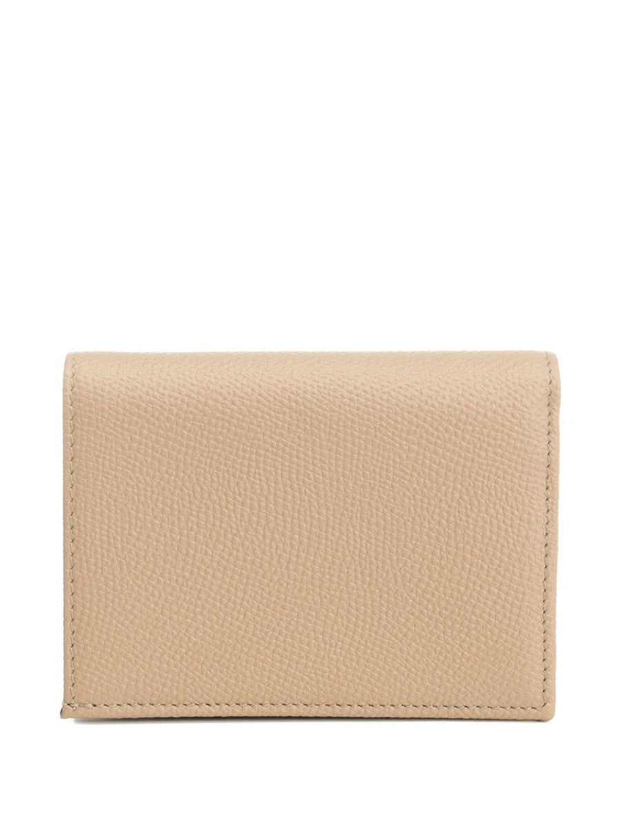 Valentino Garavani-VLogo Signature Grainy Calfskin Wallet