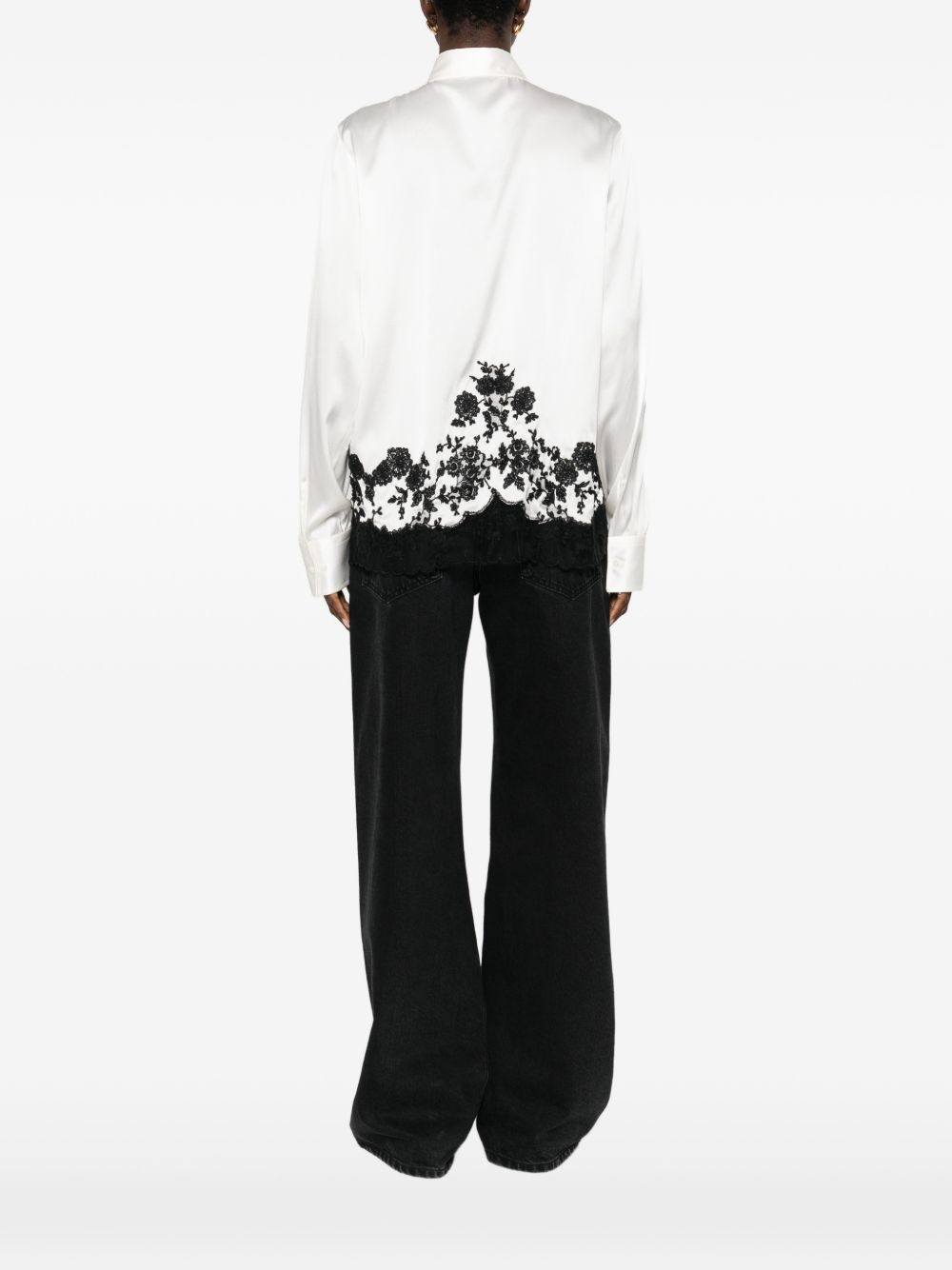 Ermanno Scervino Silk embroidered shirt