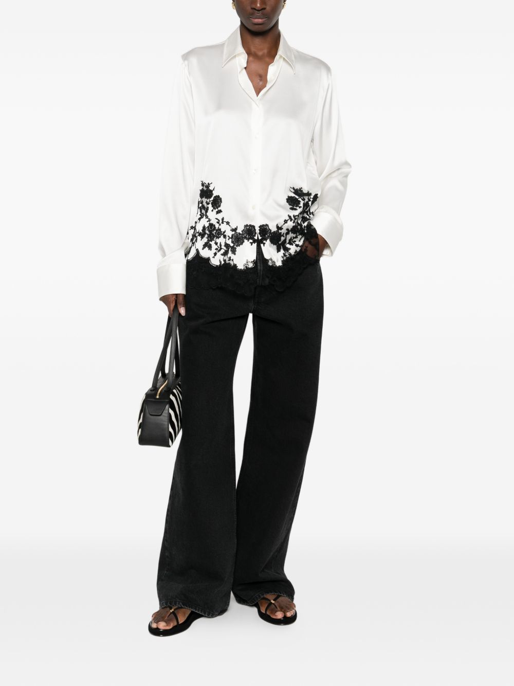 Ermanno Scervino Silk embroidered shirt