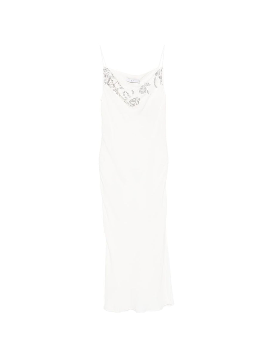 IRO Ophye Long Dress For Women Sleek Sleeveless Silhouette With White Embellishment