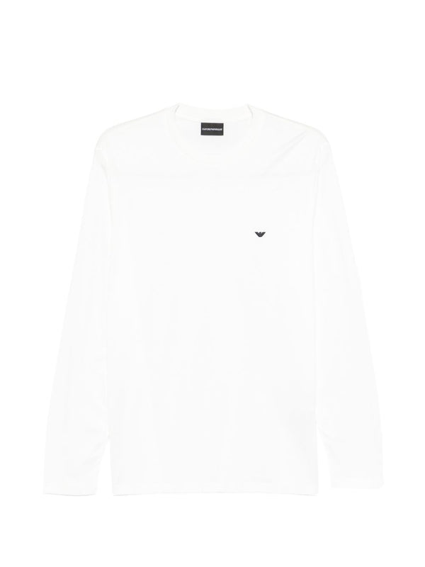 Emporio Armani Lyocell Cotton Blend T Shirt for Men Premium Everyday Luxury Topwear Chest Logo