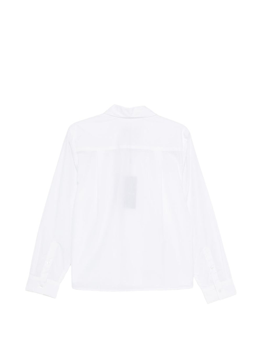 Herskind Cotton Shirt for Women with Chest Pocket and Draped Detail for Polished Everyday Wear