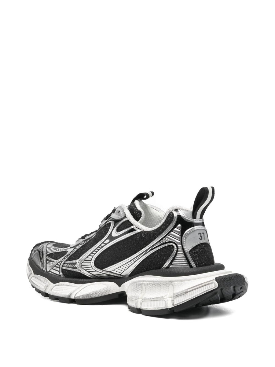Balenciaga Sneakers for Women 3XL Luxury Black Grey Panelled Front Lace Up 4cm Heel Height