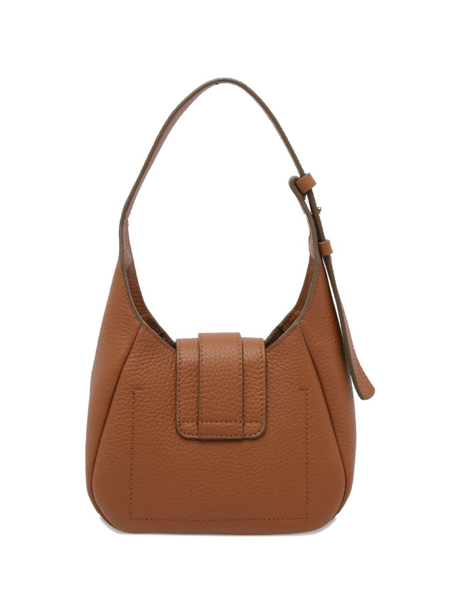 Hogan Mini Hobo Bag Calf Leather With Adjustable Strap For Women City Chic Evening Essential