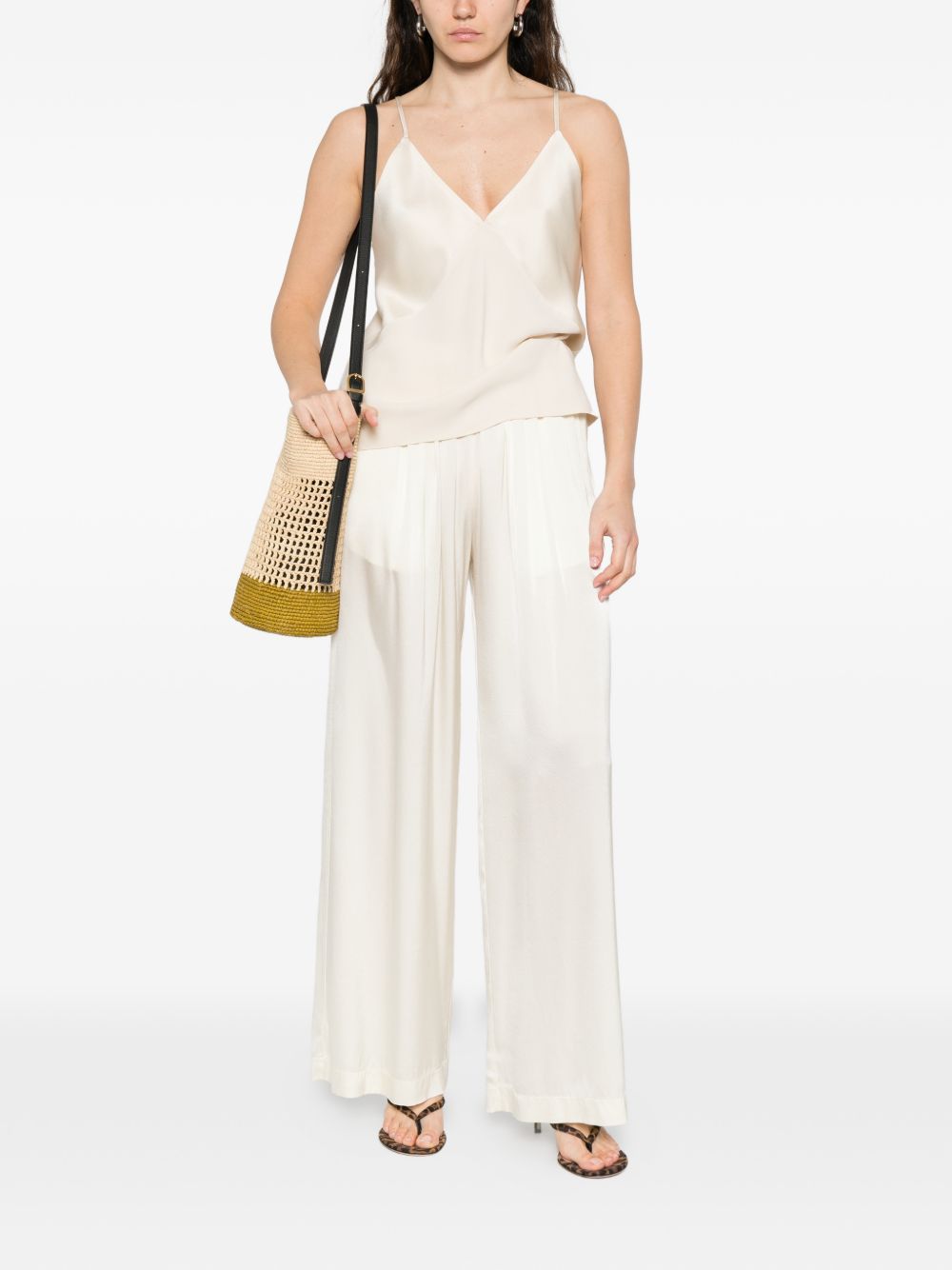 Forte Forte Silk satin trousers
