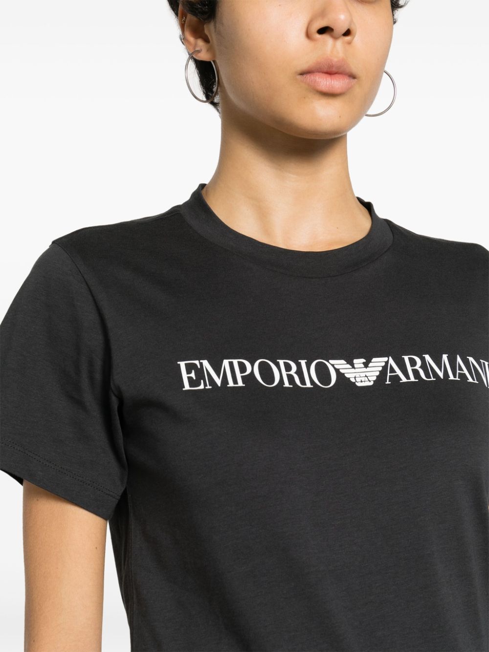 Emporio Armani Logo cotton t-shirt