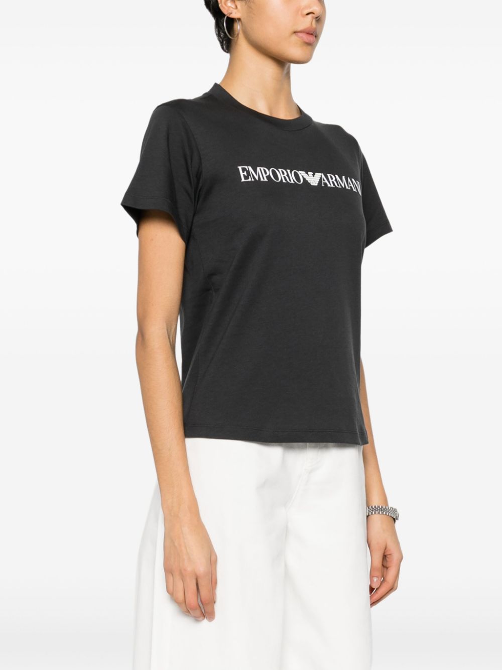 Emporio Armani Logo cotton t-shirt
