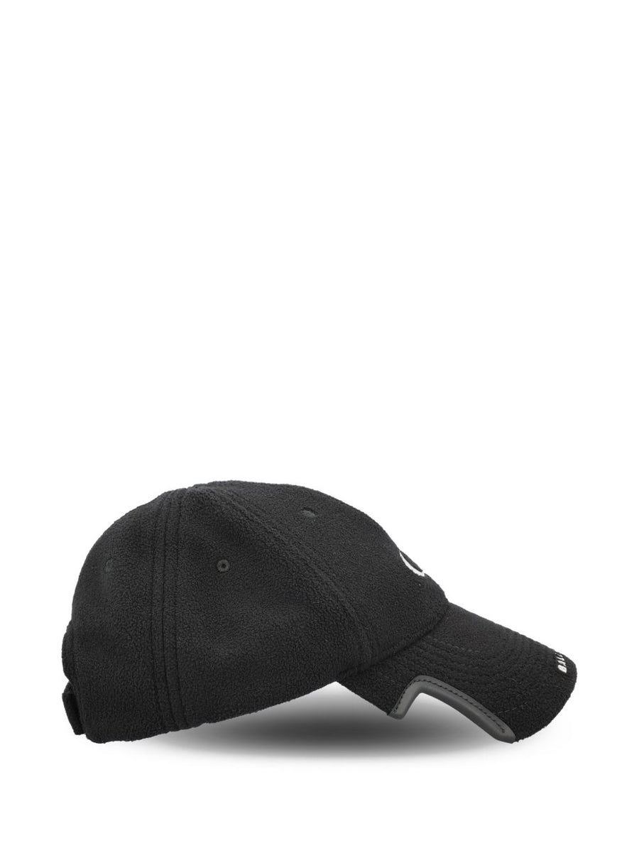 Balenciaga Fleece Baseball Cap For Men Luxury Black Minimalist Design With Embroidered Logo