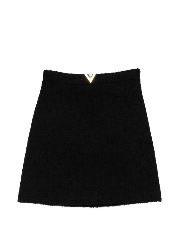 Valentino VLogo Signature wool skirt