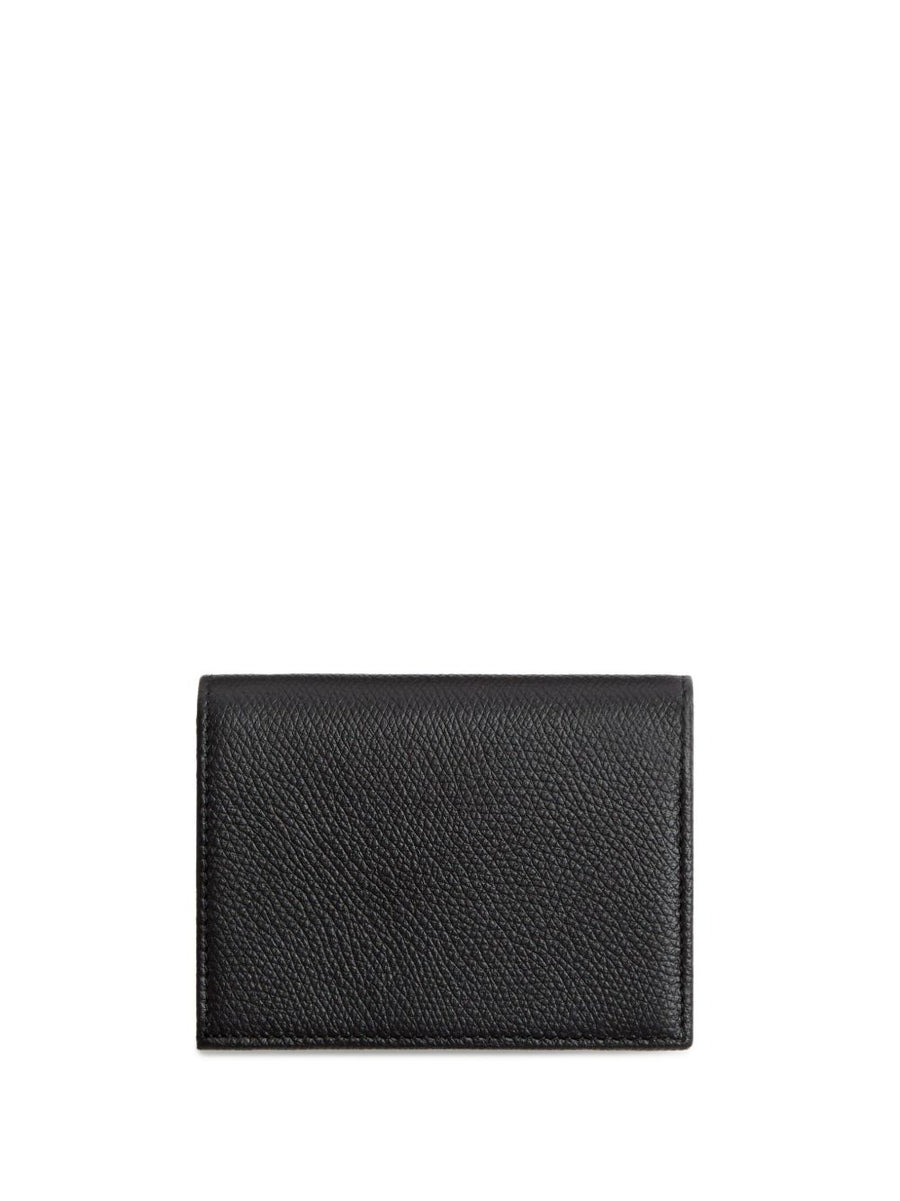 Valentino Garavani VLogo Signature Grainy Calfskin Wallet For Women Compact Slim Design