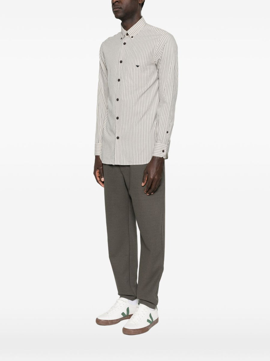Emporio Armani Striped cotton shirt