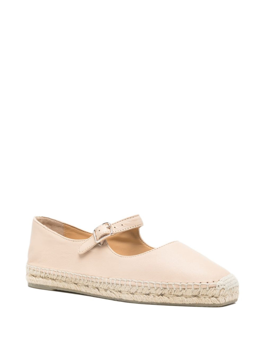 Castañer Pepa Espadrilles for Women with Powder Strap and Buckle 2cm Heel Luxury Calf Leather