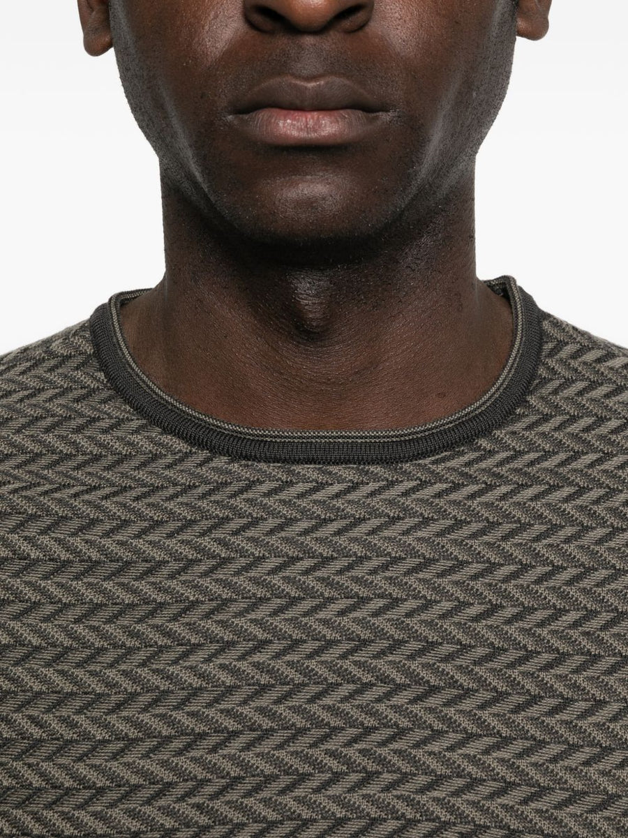 Emporio Armani Wool crewneck sweater