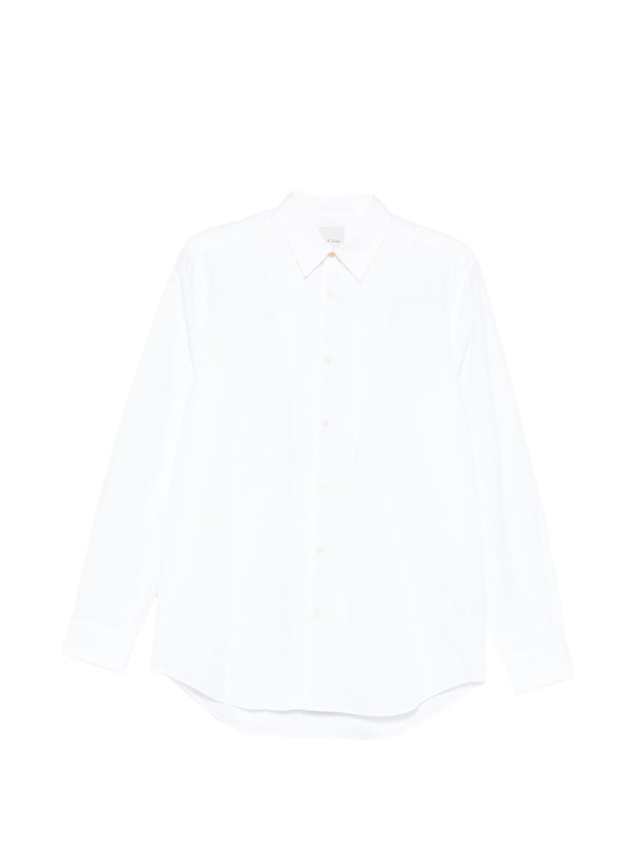 Paul Smith White 100 Percent Cotton Shirt For Men Premium Everyday Comfort And Style