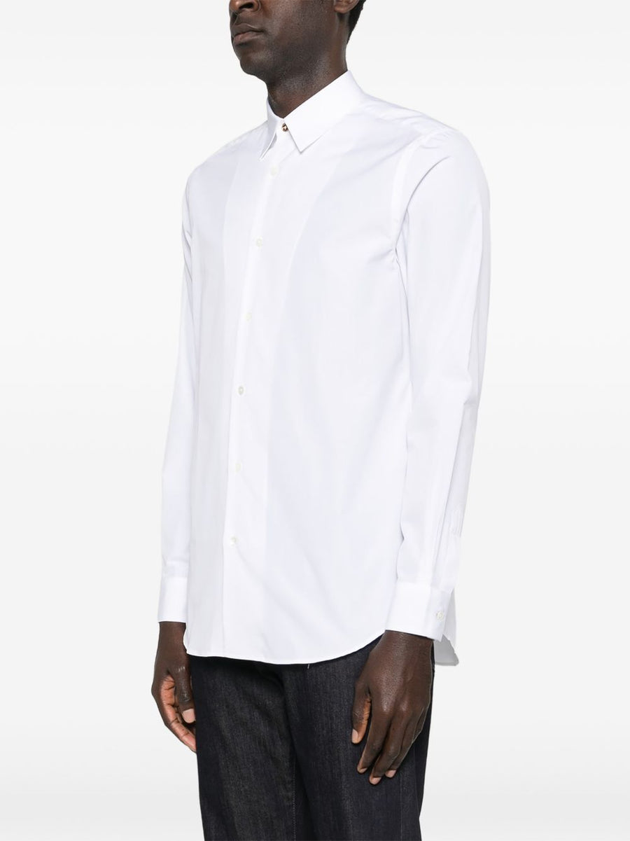 Paul Smith White 100 Percent Cotton Shirt For Men Premium Everyday Comfort And Style