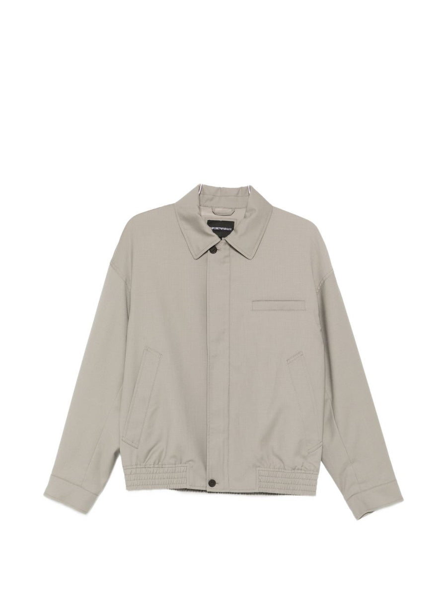 Emporio Armani Wool Jacket For Men Luxurious 100 Virgin Wool Warmth And Draped Smart Casual