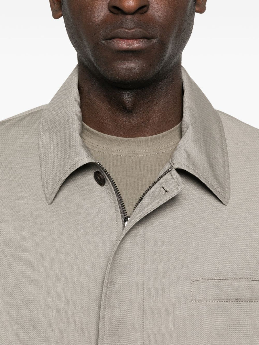 Emporio Armani Wool Jacket For Men Luxurious 100 Virgin Wool Warmth And Draped Smart Casual