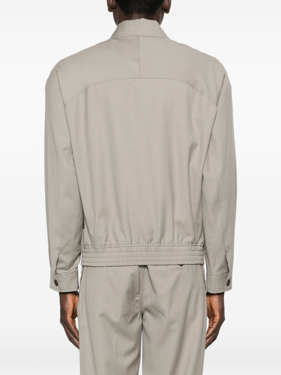 Emporio Armani Wool Jacket For Men Luxurious 100 Virgin Wool Warmth And Draped Smart Casual