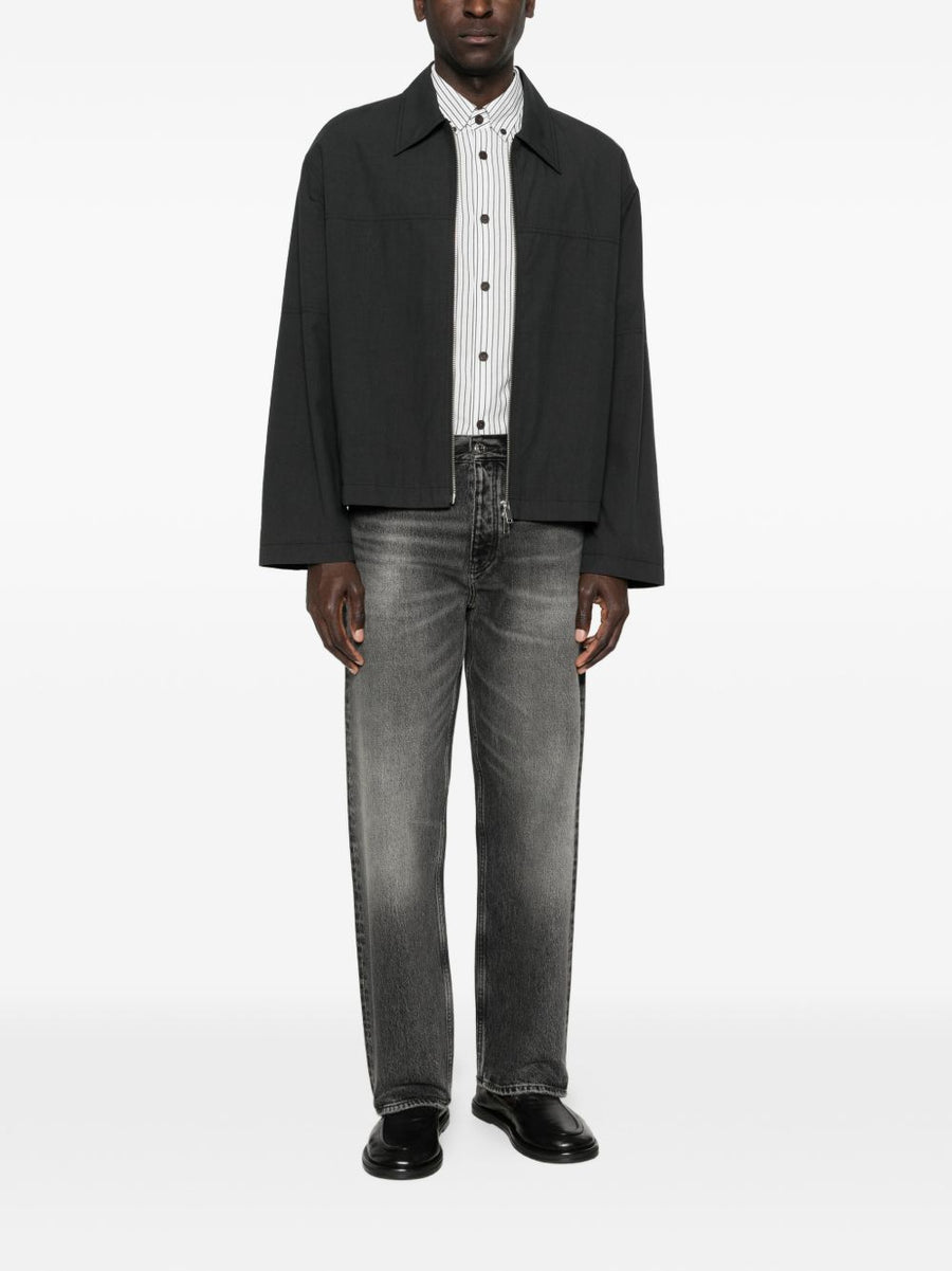 Emporio Armani Striped Cotton Shirt For Men Breathable 100 Percent Cotton Luxury Signature Logo