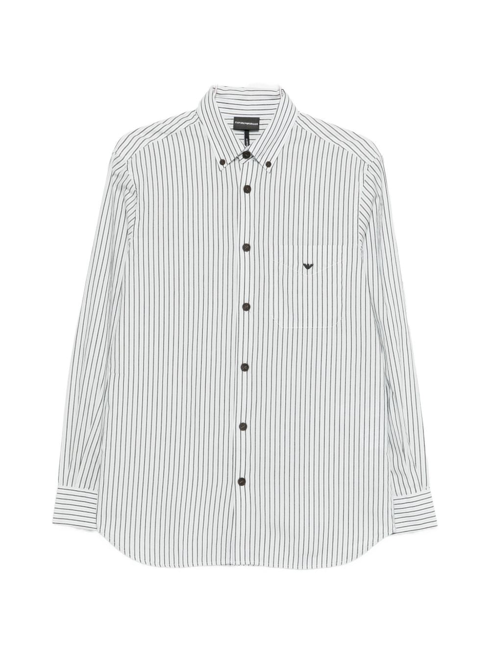 Emporio Armani Striped cotton shirt