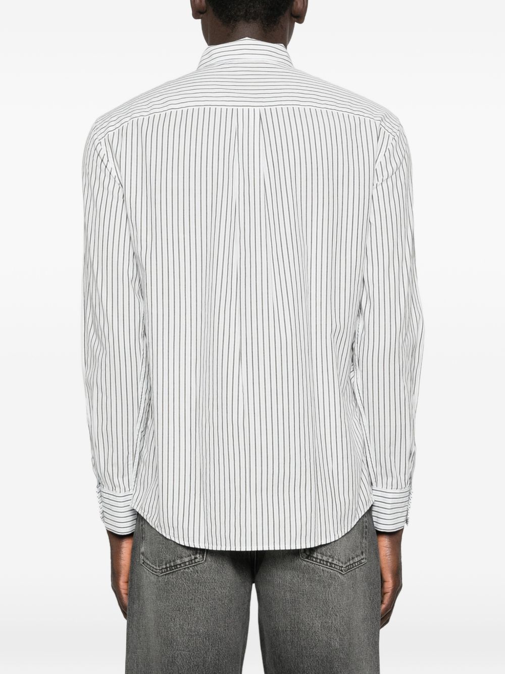 Emporio Armani Striped cotton shirt