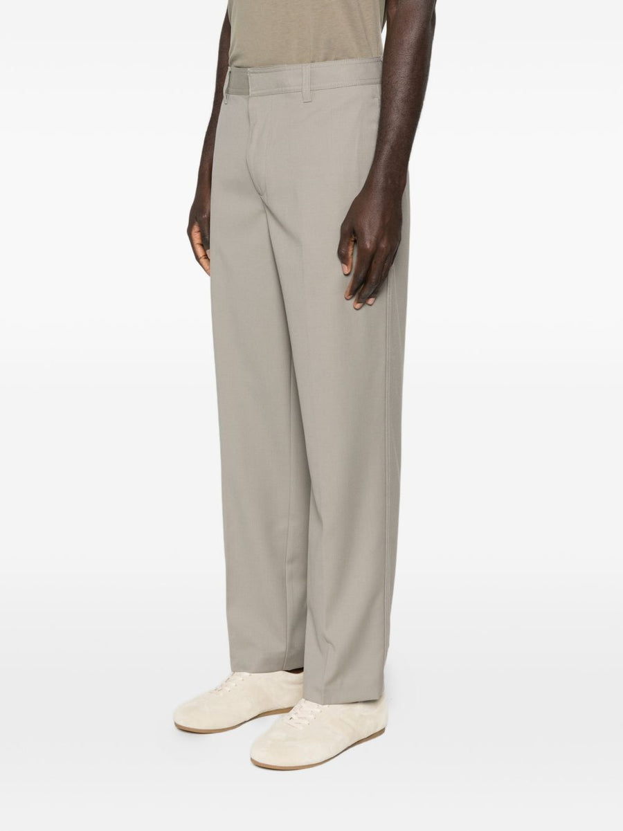 Emporio Armani Wool Trousers For Men Luxury Virgin Wool Tailored Fit For Office And Smart Casual
