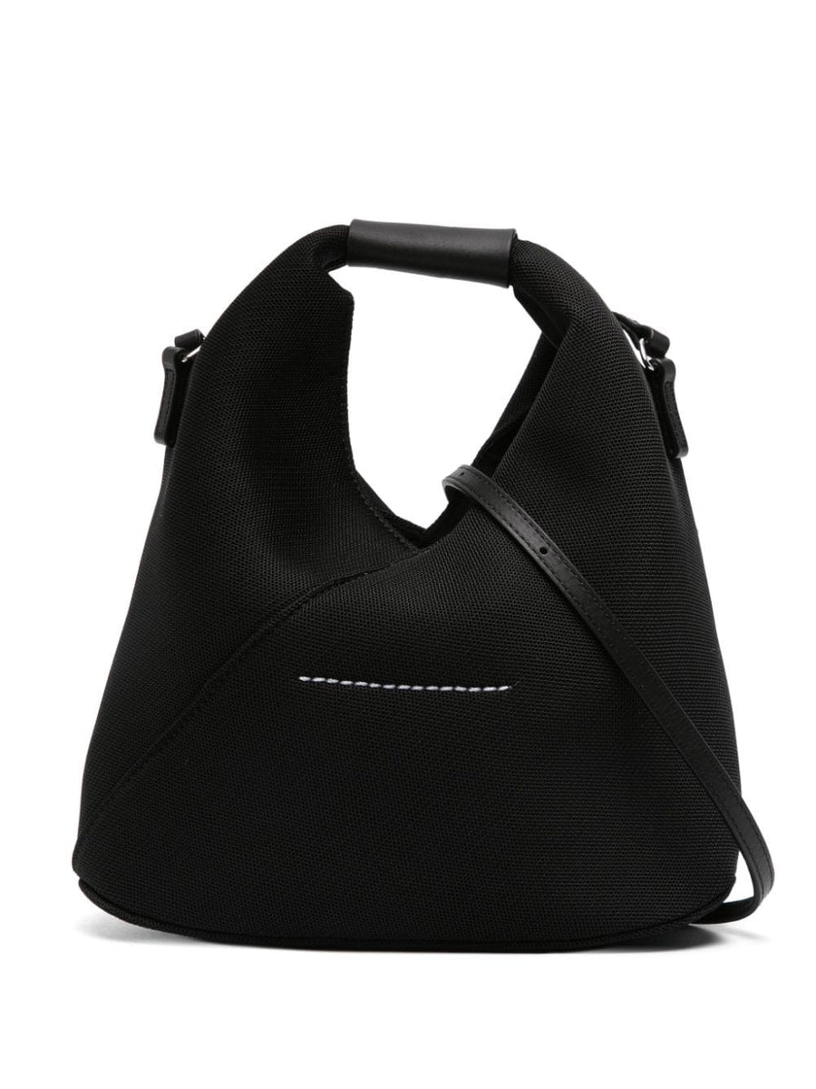 MM6 Maison Margiela Japanese Crossbody Bag For Women Compact Calf Leather With Signature Numbers Motif
