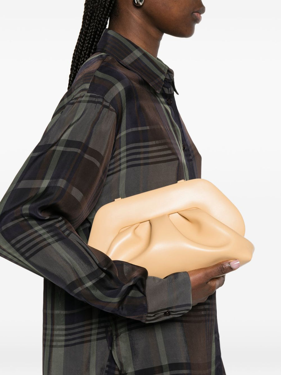 Themoire' Tia Vegan Fabric Clutch For Women Elegant Day To Night Versatile Gold Hardware