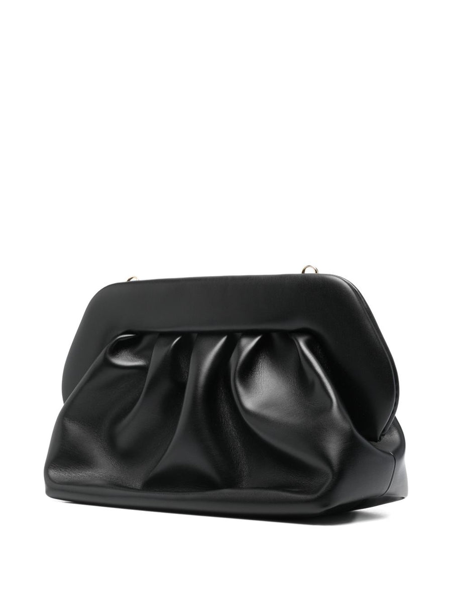 Themoire' Bios Vegan Leather Clutch For Women Sleek Eco Luxury With Ruched Detailing And Versatile Carry