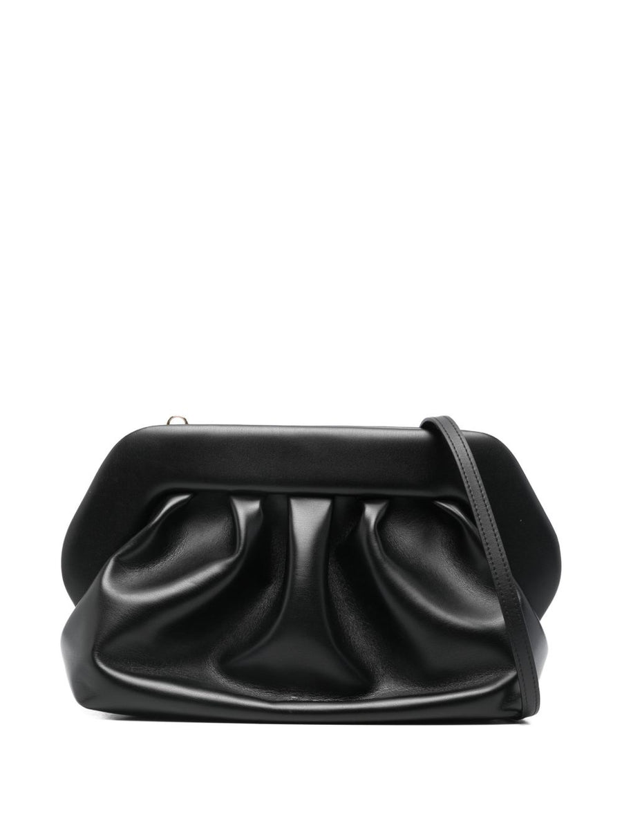 Themoire' Bios Vegan Leather Clutch For Women Sleek Eco Luxury With Ruched Detailing And Versatile Carry