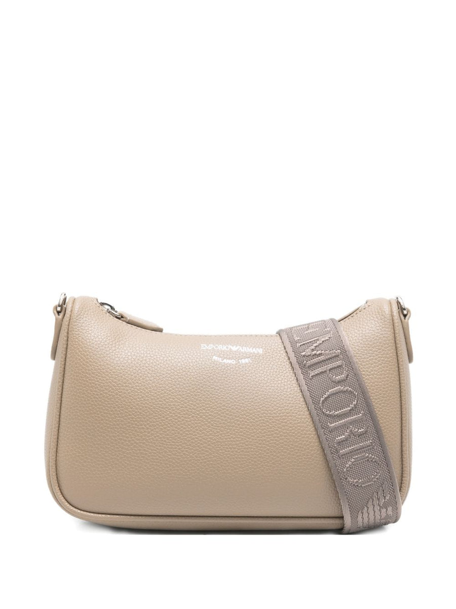 Emporio Armani Baguette Mini Shoulder Bag For Women Compact Handsfree City Carry Grey TPU