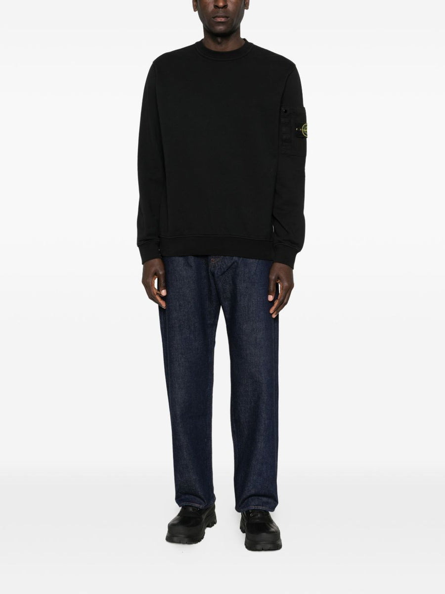 Stone Island Denim Jeans Navy 100 Percent Cotton For Men Five Pocket Comfort Everyday Wear